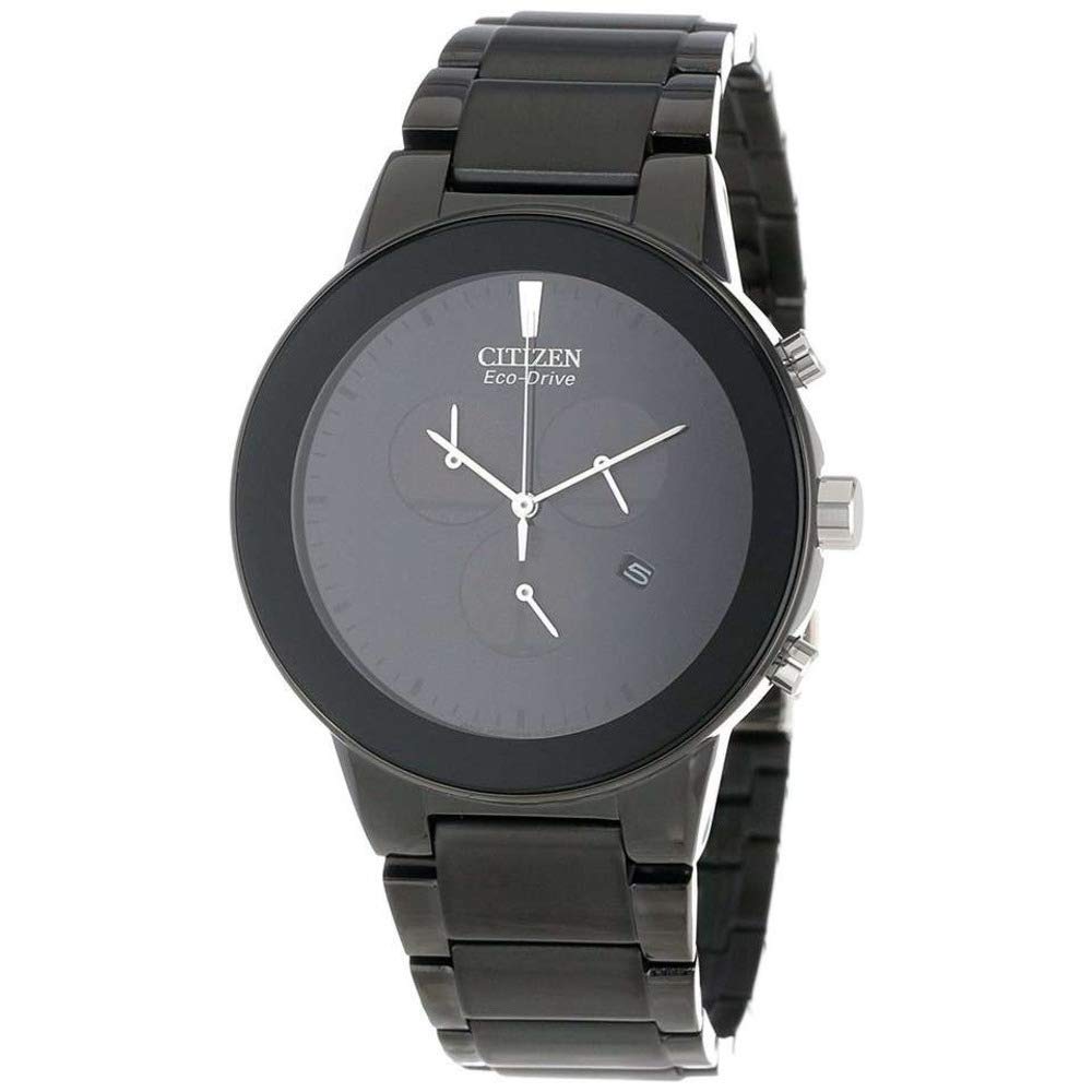 CITIZEN Mens Solar Powered Watch, Analog Display and Stainless Steel Strap AT2245-57E