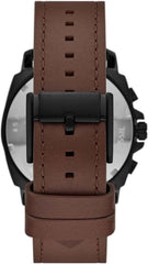 Fossil Privateer Chronograph Brown Leather Watch - BQ2820