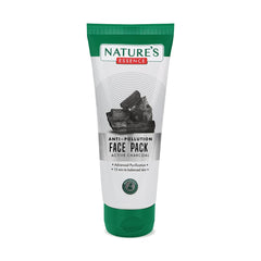 NATURES ESSENCE Active Charcoal Anti Pollution Face Pack- White