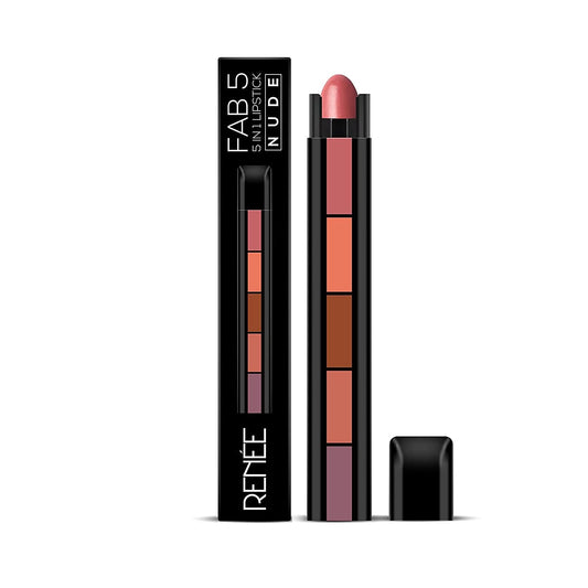 RENEE Fab 5 Nude 5-in-1 Lipstick, 7.5gm