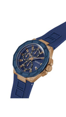 Guess Men's Watch R2 GW0803G2 Silicone, blue, Bracelet