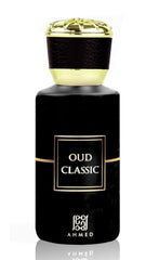 AHMED OUD CLASSIC EDP - 50mL | Oriental Oud with for Men and Women | Oudh Notes Balanced Beautifully with Light Citrus, Vanilla, Musk and Patchouli | by Al Maghribi Arabian Oud and Perfumes Dubai