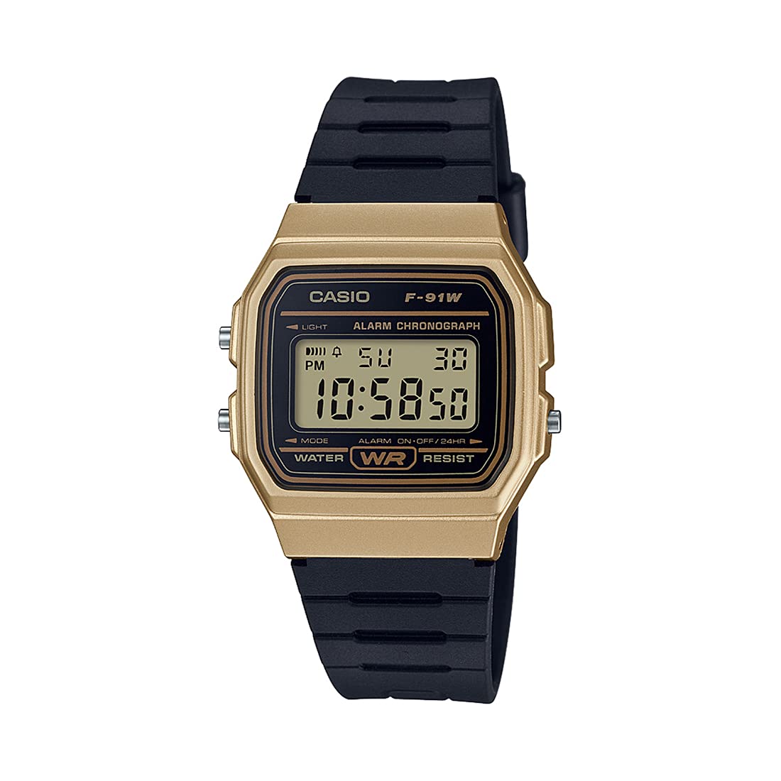 Casio Classic Alarm Digital Watch Black / Gold