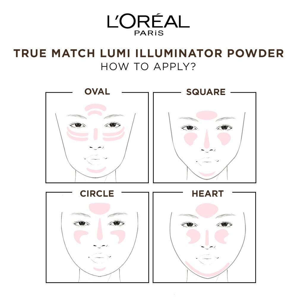L’Oréal Paris L'Oreal True Match Lumi Powder Glow Illuminator, Warm, 9g