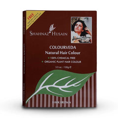 Shahnaz Husain Colourveda Natural Hair Color Dark Brown (100 g / 3.527 oz)