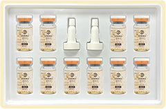 DERMAMAX Gold 24k serum skin Booster korean kit 10 vials Professional Microneedling Serum, Premium Booster,10 * 8 ml Ampoules Gold peptideEspecially for Anti-wrinkle,rejuvenation