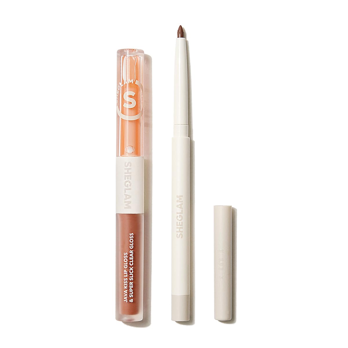 SHEGLAM Soft 90's Glam Lip liner and Lip Duo Set-Pouty Nude Lip Set - Pouty Nude