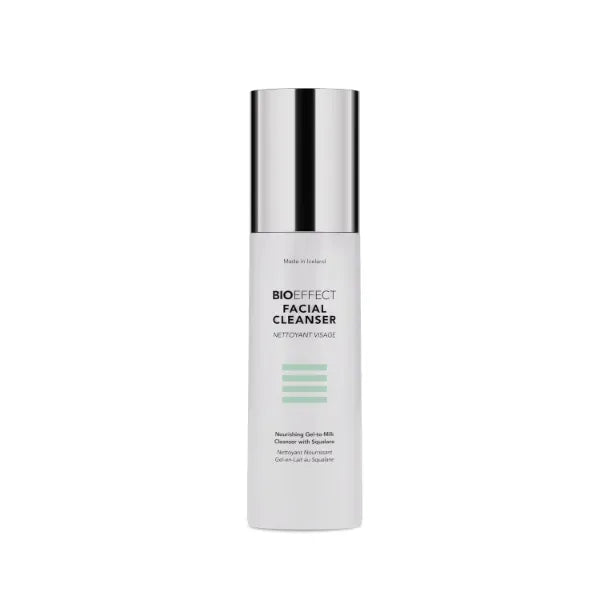 Bioeffect Facial Cleanser | Hydrating Gel-to-Milk Face Wash with Squalane | Removes Makeup, SPF & Impurities for Sensitive & Dry Skin, Fragrance Free, 120ml / 4.06 fl oz