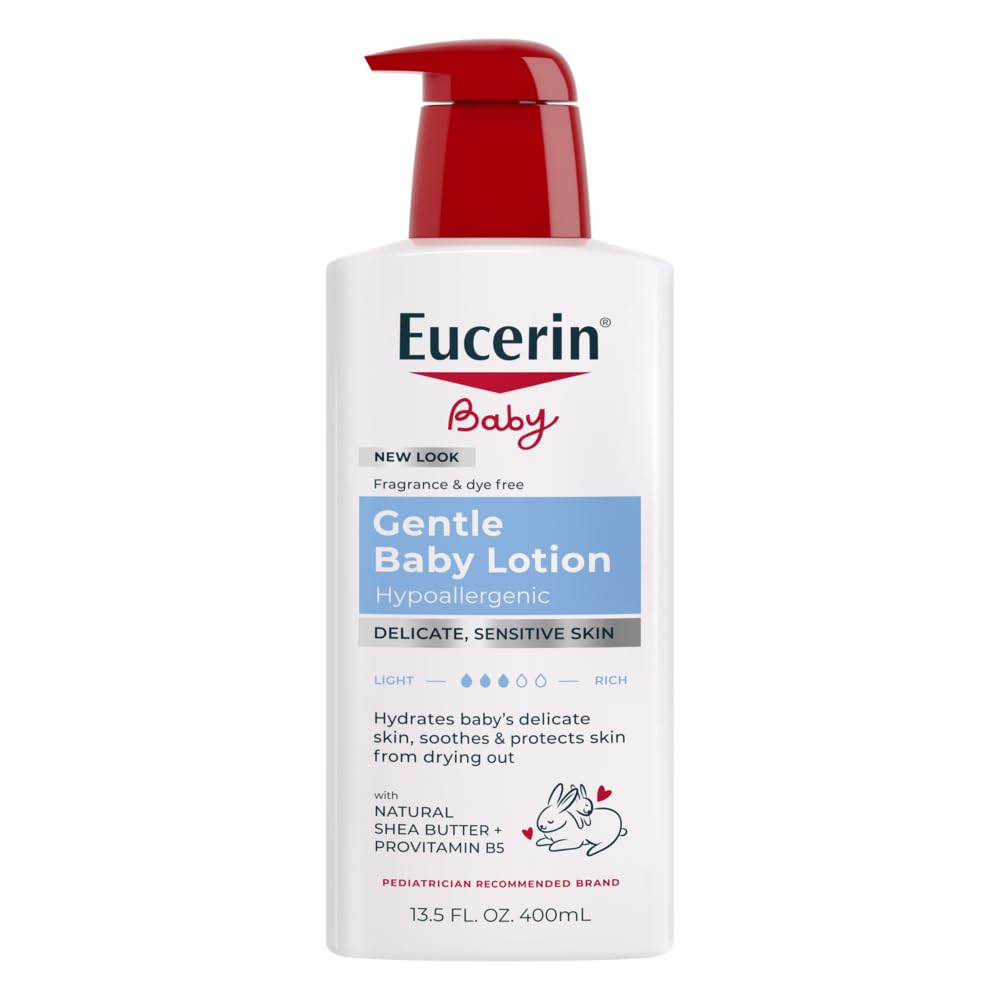 Eucerin Baby Body Lotion, Fragrance Free Baby Lotion - 13.5 Fl Oz