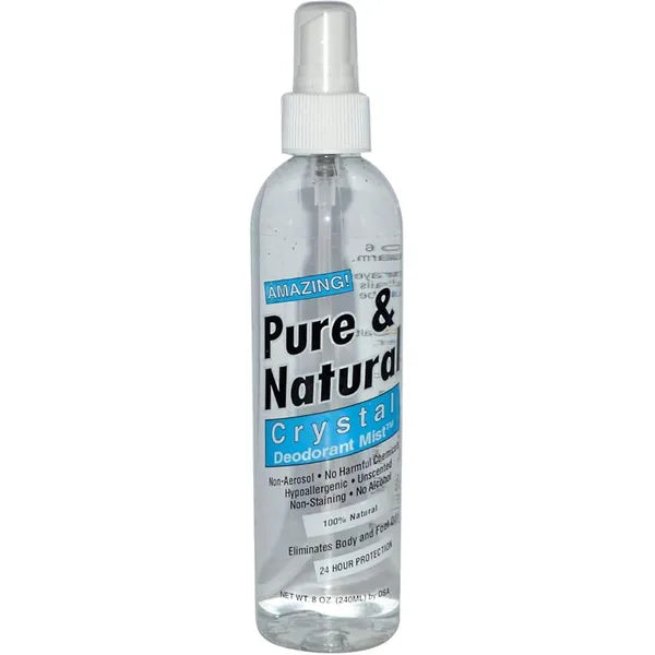 Thai Pure Natural Crystal Deodorant Mist Unscented, 8 oz (240 ml)