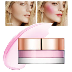 NALACAL Color Change Blush, Clear Liquid Blush Cream Moisturizing Blusher Halo dyeing naturally Blush Rouge Multi-use Makeup Cream For Cheeks Face Lips Waterproof Blush Gel Lip Oil