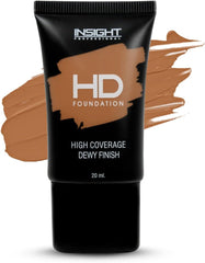 Insight HD Full Coverage Foundation for All Skin Types | Dewy Finish | High Coverage | Paraben-Free | Lightweight | 20ml (FD30-MN30), Pack of 1