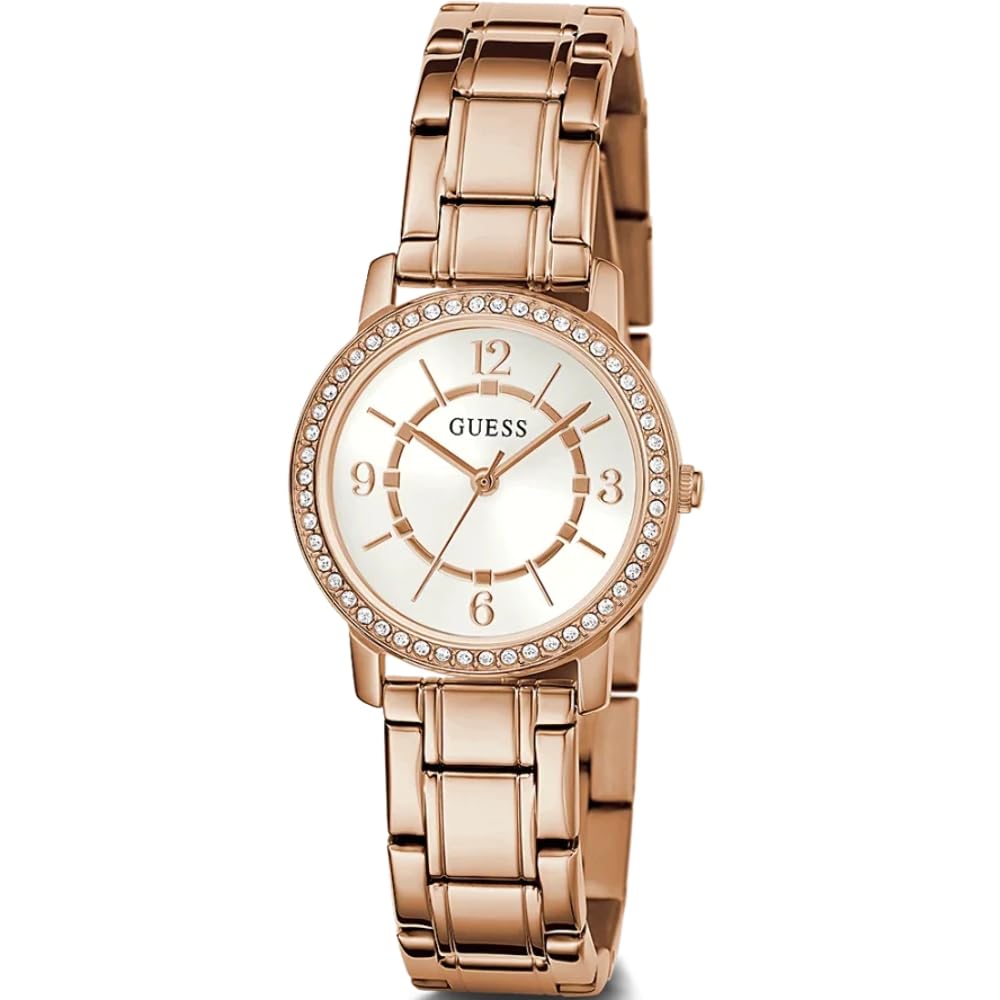 GUESS Melody Collection Analog White Dial Women's Watch-GW0468L3, White