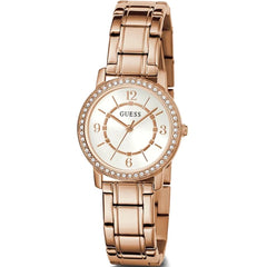 GUESS Melody Collection Analog White Dial Women's Watch-GW0468L3, White