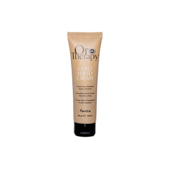 Fanola Oro Therapy Gold Hand Cream, Travel Size Hand Lotion Formulated with Argan Oil and Glycerin - Nourishing & Hydrating Formula for Dry Hands & Cuticles - 3.56 oz