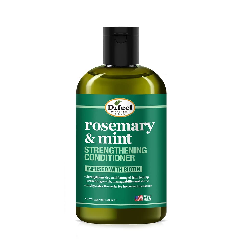Difeel Rosemary and Mint Hair Strengthening Conditioner with Biotin 355ml