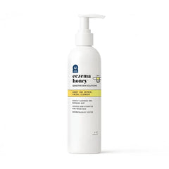ECZEMA HONEY Oatmeal Facial Cleanser - Natural Eczema Face Wash Prevents Breakouts - Daily Gentle Face Cleanser for Dry, Itchy, Sensitive, & Irritable Skin (6 Oz)