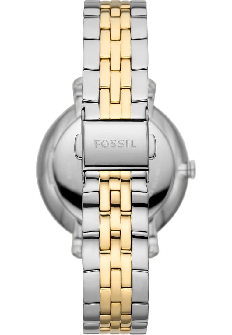 Fossil women's jacqueline multifunction, two-tone stainless steel watch, es5166