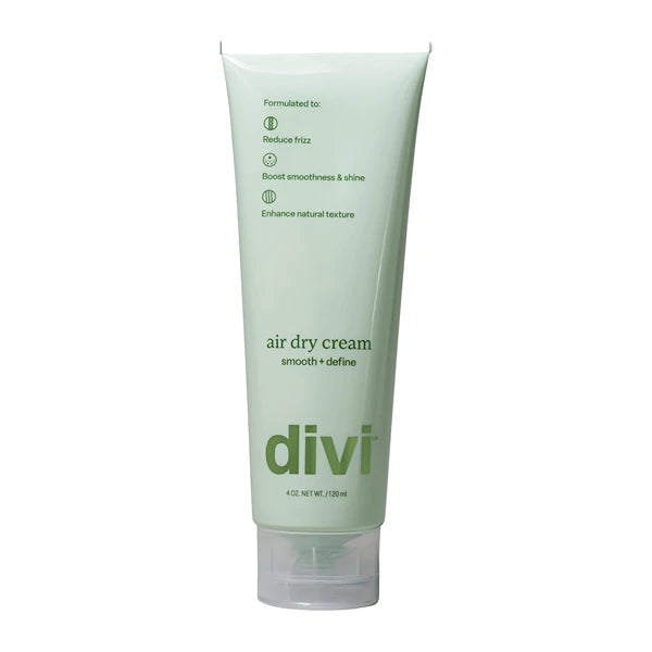 Divi Air Dry Styling Cream - Fights Frizz for 24 hrs, for Natural Hair Texture, Smooths & Defines Curls - 4 Oz
