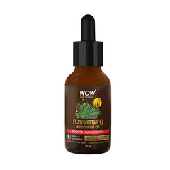 WOW Skin Science Rosemary Essential Oil, Strengthens Weak Hair, Restores Hair & Scalp Health, Adds Shine & Volume - 15ml