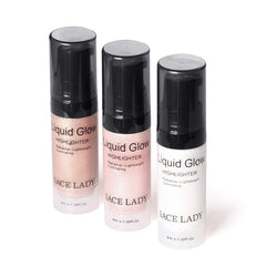 SACE LADY Liquid Pearl Highlighter Makeup Shimmer and Shine Ultra-Smooth Radiant Illuminator For Face Cheekbone Body Glow Bronzer Glitter Illuminating Highlighters Makeups, 0.2Fl Oz