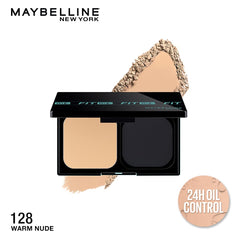 Maybelline New York Fit Me Ultimate Powder Foundation, Shade 128 Warm Nude, 1 Count (Pack of 1)