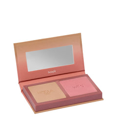 Benefit LIMITED EDITION Duo of Mini Matte Bronzer and Mini Blush (Hoola Lite Bronzer Plus Willa Blush) 4g (Pack of 1)
