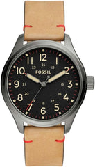 Fossil Easton Three-Hand Tan Leather Watch - BQ2792