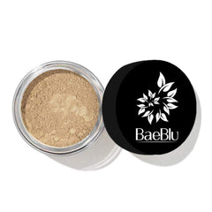 BaeBlu InstaFame Loose Mineral Foundation Powder, Full Coverage Matte With Natural SPF for Sensitive Skin, Create