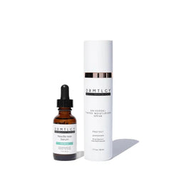 DRMTLGY Glow Duo – Needle-less Serum & Universal Tinted Moisturizer SPF 46 – Hydrating Anti-Aging Skincare Set for Radiance, Fine Lines & UV Protection