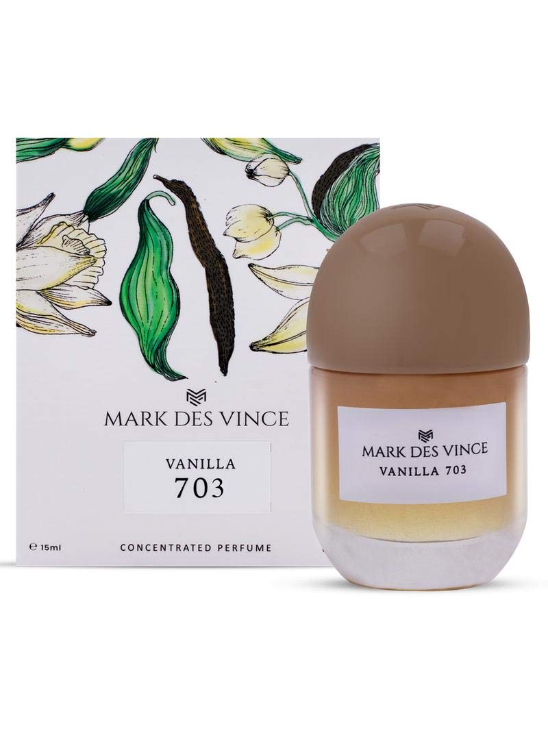 Mark Des Vince Vanilla 703 Concentrated Perfume For Unisex, 15ML