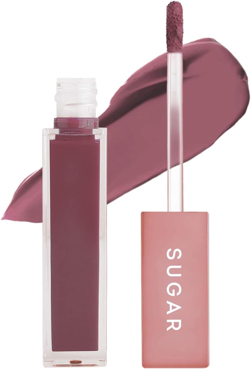 SUGAR Cosmetics Mettle Matte Liquid Lipstick For Women | Highly Pigmented | Transferproof & Long Lasting |7Ml - 03 Estella (Neutral Pinky Brown)