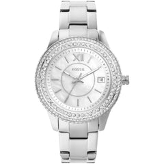 Fossil Women's Stella Three-Hand Date, Stainless Steel Watch, ES5130