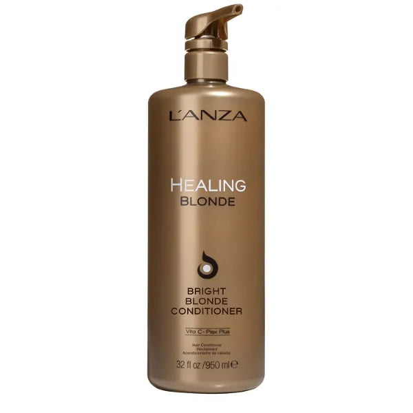 L’ANZA Healing Blonde Bright Conditioner, Formulated for Natural & Decolorized Blonde Hair - Boosts Shine & Brightness while Healing, with Sulfate-free, Paraben-free, Gluten-free Formula