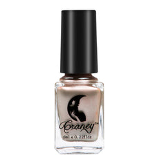 Metal Nail Polish Mirror Nail Varnish,Quick Drying Metallic Effect Nail Art Polish, Silver Plating Metallic Nail Polish No UV Needed, Magic Mirror Gel Nail Polish For Chrome Nail (12-Champagne Gold)