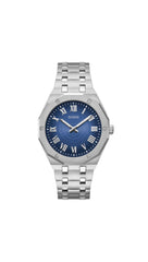 GUESS Gents Stainless Steel Silver Tone Bracelet Watch (Model: GW0575G4)