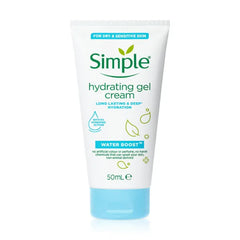 Simple Water Boost Hydrating Gel Cream, Face Moisturizer, 1.7 oz