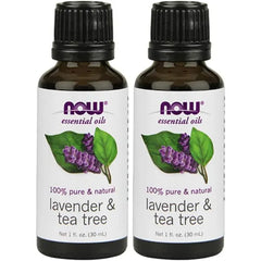 NOW Foods Lavender and Tea Tree Oil, 1 Fl Oz (Pack of 2)