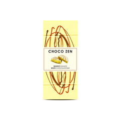 Choco Zen Premium Dubai Mango White Chocolate Bar - 190g, Luxury Dessert, Gourmet, Rich With Premium Flavors