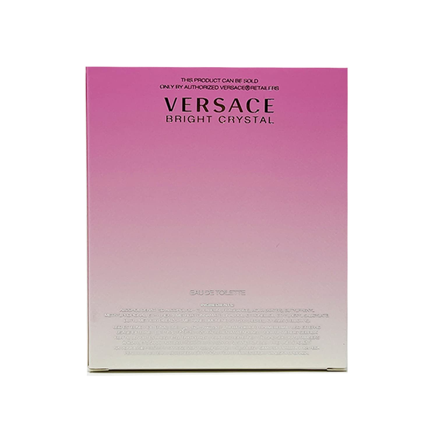 Vêrsace Bright Crystal Eau De Toilette Spray For Woman. EDT 3 fl oz, 90 ml