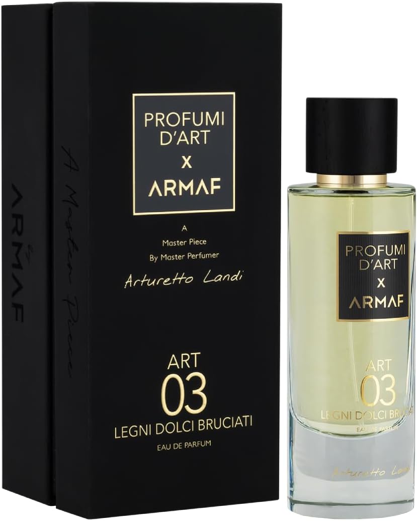 Armaf Profumi D Art 03 Legni Dolci Bruciati Arturetto Landi Eau De Parfum 100ml For Unisex, Perfumes For Men, Perfume For Women, Luxury Fragrance, Long Lasting