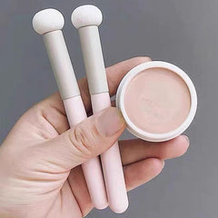 Rayyan Makeup Concealer Brush, Mushroom Foundation Sponge Powder Brush, Round Head Brightening Concealer Brush, Cosmetic Tool Face Nose Eyelids Newbie Beauty Brushes(Pack of 6, Pink)