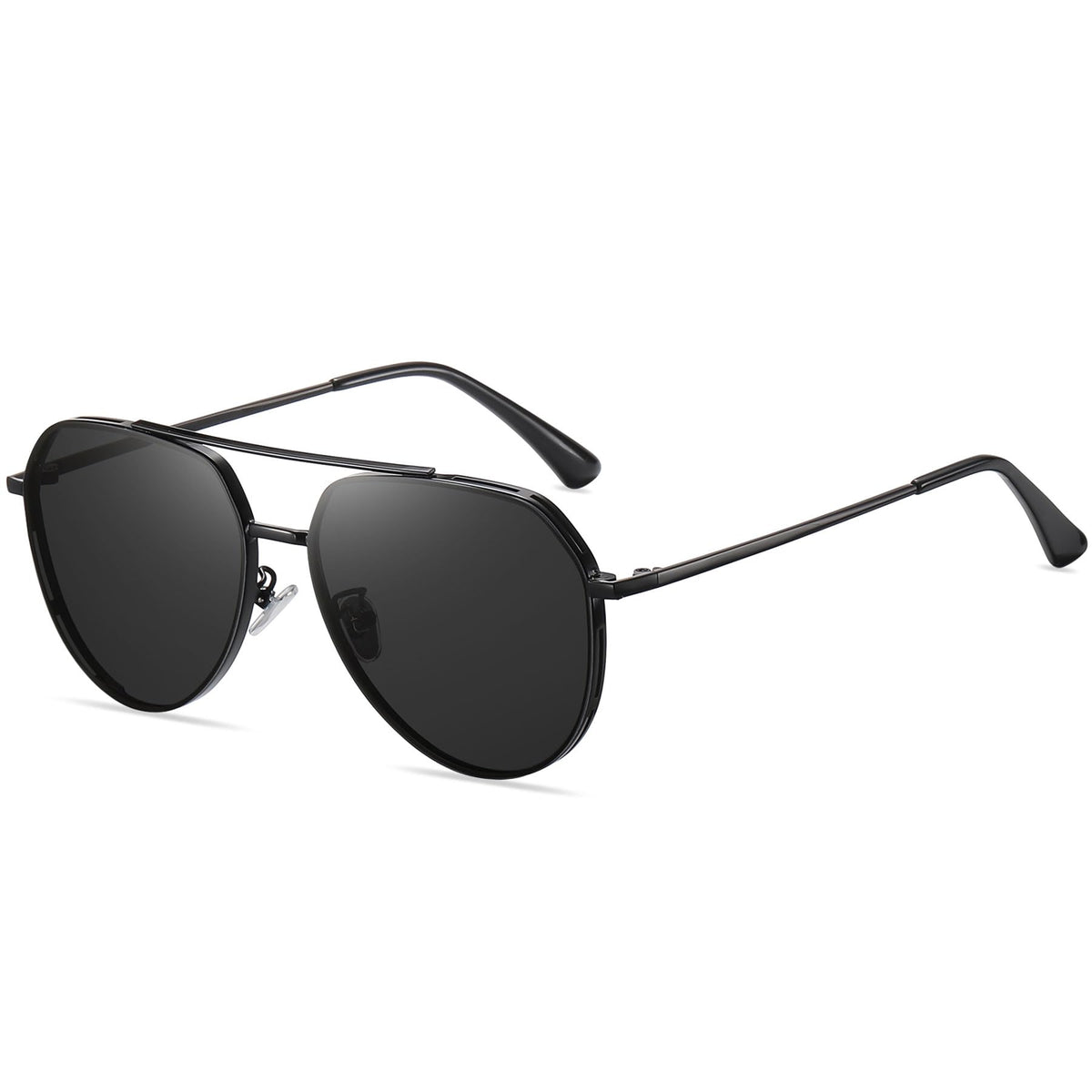 Joopin Sunglasses for Men Women, Polarized Classic Sun Glasses Metal Frame Nylon Lenses UV400 Protection