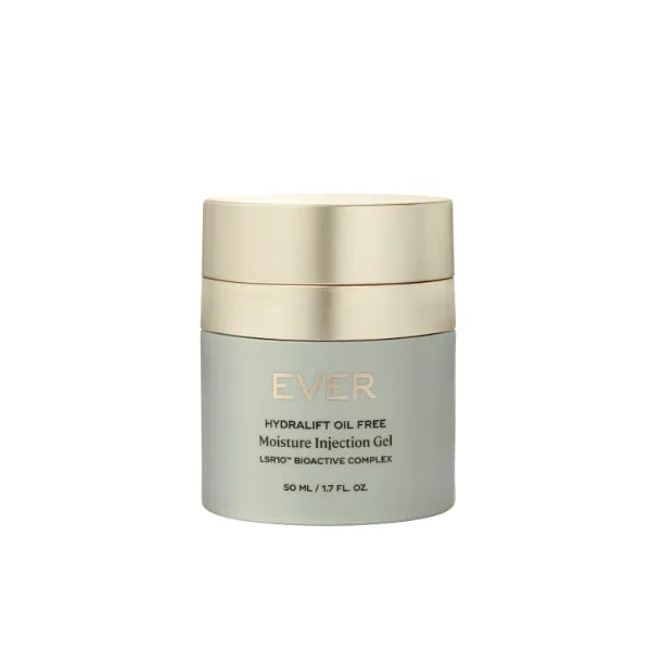 EVER Oil-Free Overnight Renewal Face Cream for Oily Skin – Bakuchiol, Hyaluronic Acid & LSR10™ Peptides to Smooth Fine Lines, Restore Elasticity, Non-Comedogenic Moisturizer - 1.7 fl oz