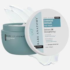 Bare Anatomy Damage Repair Hair Mask, 3X Strengthening By Ceramide A2 & Coconut Milk Protein, For Smoothing & Deep Conditioning, For Dry & Frizzy Hair, Paraben & Sulphate Free, Women & Men - 250G