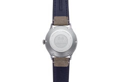 Orient 'Bambino Version 4' Japanese Automatic/Hand Winding Stainless Steel and Leather Dress Watch - Navy Blue
