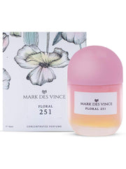 Mark Des Vince Floral 251 Concentrated Perfume for Men Women Long Lasting Parfum Fragrance For Unisex, 15ml