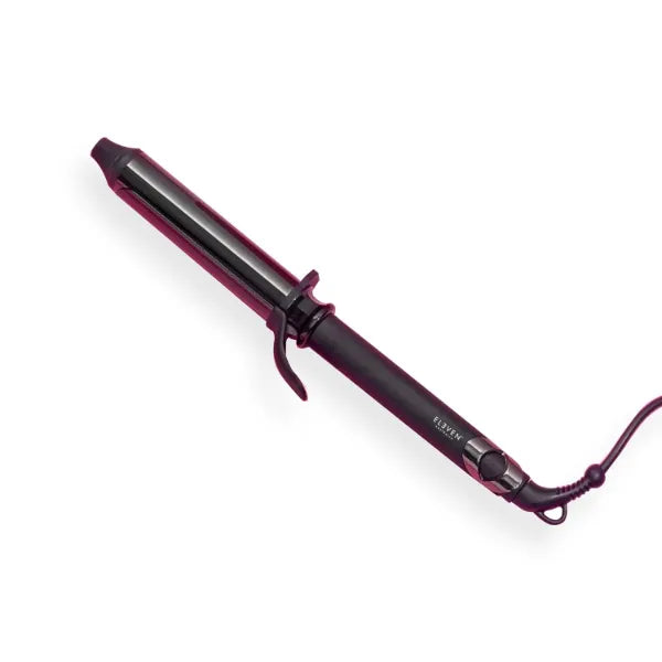 ELEVEN AUSTRALIA Curling Iron 1.25" Barrel with Electroplating Technology for Even Heat 5 Heat Settings up to 450°F, Heat-Resistant Design, 360° Swivel Cord, Auto Shut-Off Create Bouncy Curls & Waves