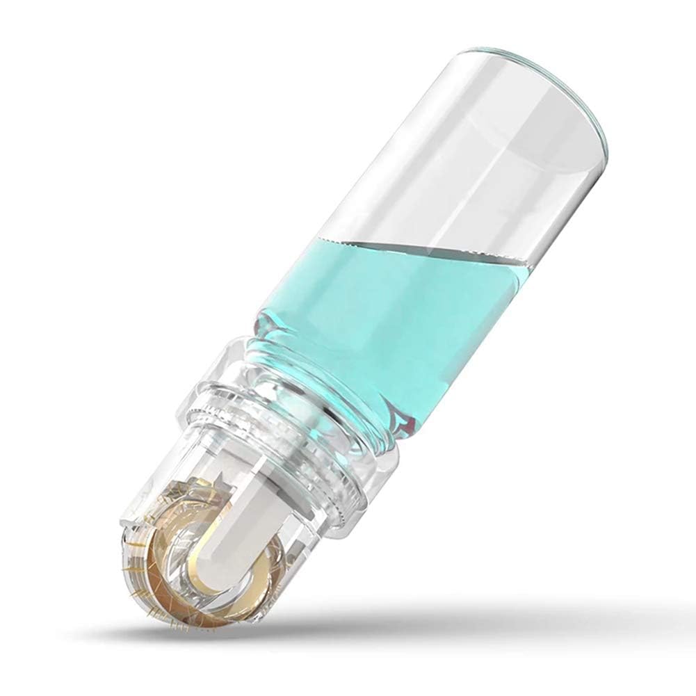 KASTWAVE Hydra Needle Roller, Derma Roller Titanium Microneedling Make Skin Bright And White Restore Skin Elasticity with 0.50Mm