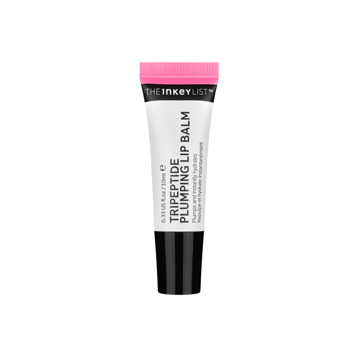 The Inky List Tripeptide Lip Balm 10ml, Clinically Proven Tinted Lip Care, Hydrates Dry, Chapped Lips, Vegan & Cruelty-Free, Pink